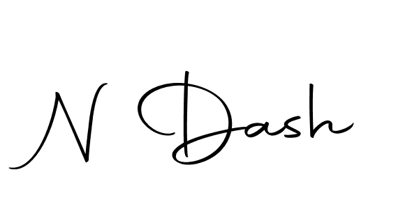 Create a beautiful signature design for name N Dash. With this signature (Autography-DOLnW) fonts, you can make a handwritten signature for free. N Dash signature style 10 images and pictures png