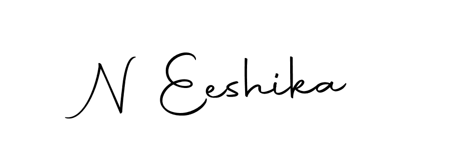You can use this online signature creator to create a handwritten signature for the name N Eeshika. This is the best online autograph maker. N Eeshika signature style 10 images and pictures png