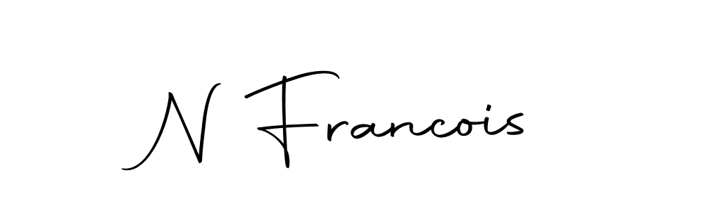 How to make N Francois name signature. Use Autography-DOLnW style for creating short signs online. This is the latest handwritten sign. N Francois signature style 10 images and pictures png