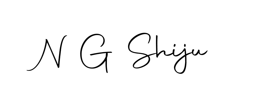 Use a signature maker to create a handwritten signature online. With this signature software, you can design (Autography-DOLnW) your own signature for name N G Shiju. N G Shiju signature style 10 images and pictures png