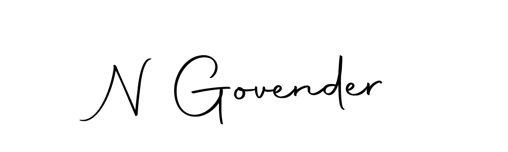 This is the best signature style for the N Govender name. Also you like these signature font (Autography-DOLnW). Mix name signature. N Govender signature style 10 images and pictures png