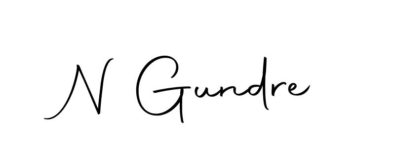 You should practise on your own different ways (Autography-DOLnW) to write your name (N Gundre) in signature. don't let someone else do it for you. N Gundre signature style 10 images and pictures png
