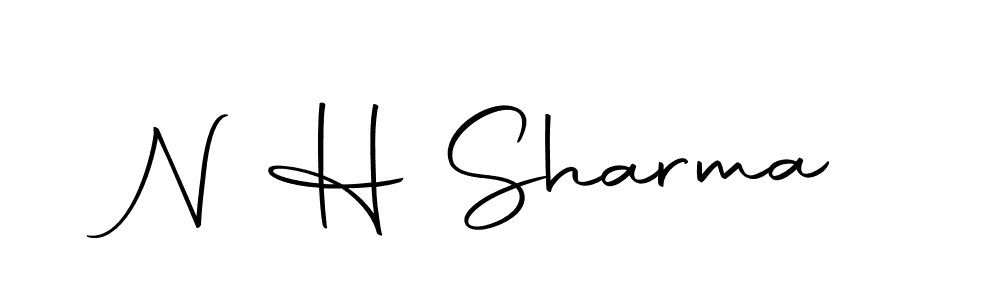 if you are searching for the best signature style for your name N H Sharma. so please give up your signature search. here we have designed multiple signature styles  using Autography-DOLnW. N H Sharma signature style 10 images and pictures png