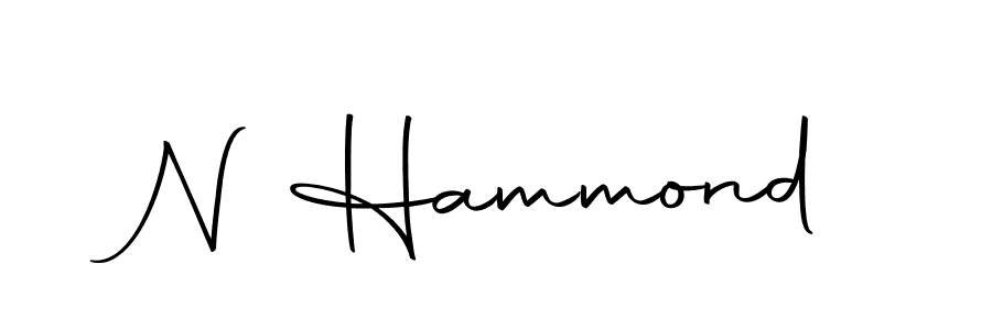 How to make N Hammond name signature. Use Autography-DOLnW style for creating short signs online. This is the latest handwritten sign. N Hammond signature style 10 images and pictures png