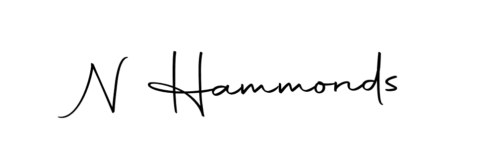 Create a beautiful signature design for name N Hammonds. With this signature (Autography-DOLnW) fonts, you can make a handwritten signature for free. N Hammonds signature style 10 images and pictures png