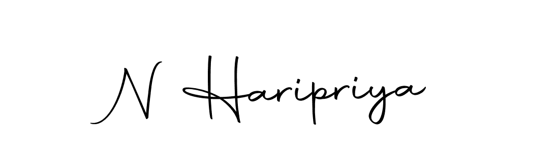 How to make N Haripriya signature? Autography-DOLnW is a professional autograph style. Create handwritten signature for N Haripriya name. N Haripriya signature style 10 images and pictures png