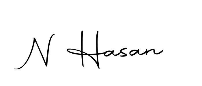 How to make N Hasan name signature. Use Autography-DOLnW style for creating short signs online. This is the latest handwritten sign. N Hasan signature style 10 images and pictures png