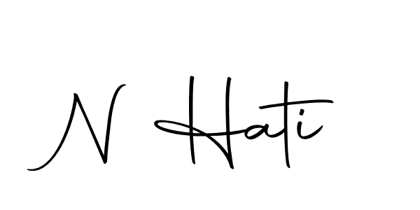 Similarly Autography-DOLnW is the best handwritten signature design. Signature creator online .You can use it as an online autograph creator for name N Hati. N Hati signature style 10 images and pictures png