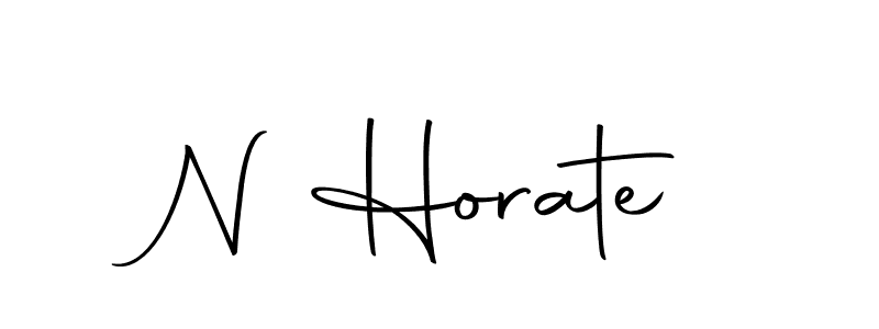Make a beautiful signature design for name N Horate. With this signature (Autography-DOLnW) style, you can create a handwritten signature for free. N Horate signature style 10 images and pictures png