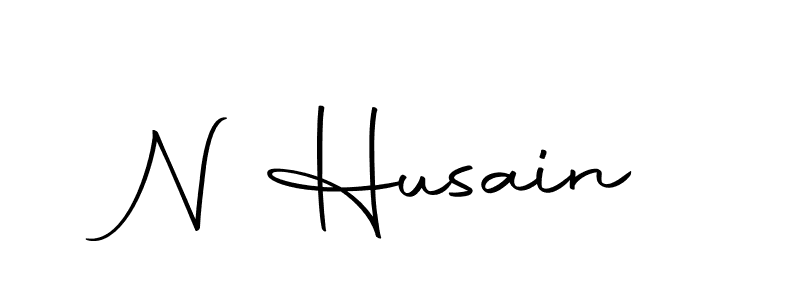 You can use this online signature creator to create a handwritten signature for the name N Husain. This is the best online autograph maker. N Husain signature style 10 images and pictures png