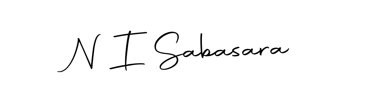 if you are searching for the best signature style for your name N I Sabasara. so please give up your signature search. here we have designed multiple signature styles  using Autography-DOLnW. N I Sabasara signature style 10 images and pictures png