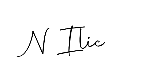 Also we have N Ilic name is the best signature style. Create professional handwritten signature collection using Autography-DOLnW autograph style. N Ilic signature style 10 images and pictures png