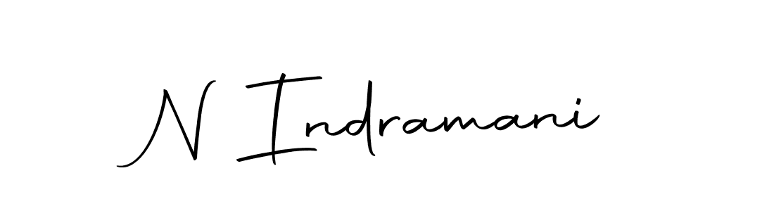 The best way (Autography-DOLnW) to make a short signature is to pick only two or three words in your name. The name N Indramani include a total of six letters. For converting this name. N Indramani signature style 10 images and pictures png