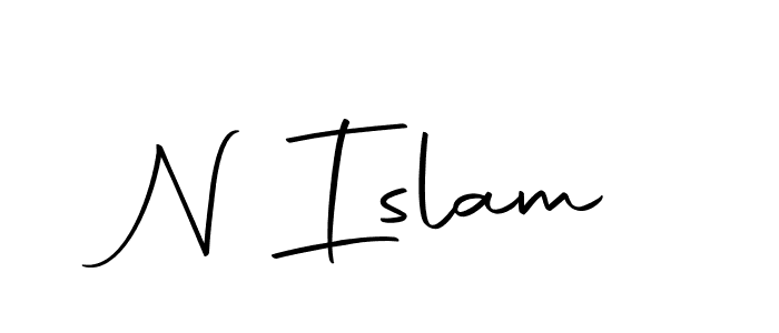 if you are searching for the best signature style for your name N Islam. so please give up your signature search. here we have designed multiple signature styles  using Autography-DOLnW. N Islam signature style 10 images and pictures png