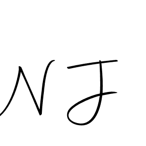 Design your own signature with our free online signature maker. With this signature software, you can create a handwritten (Autography-DOLnW) signature for name N J. N J signature style 10 images and pictures png