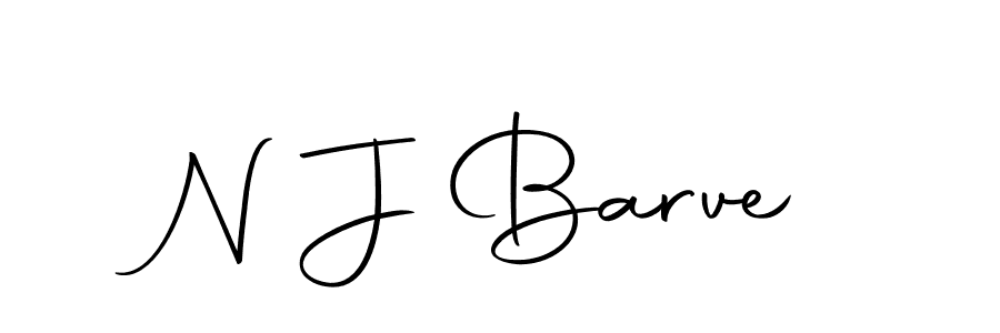 Also we have N J Barve name is the best signature style. Create professional handwritten signature collection using Autography-DOLnW autograph style. N J Barve signature style 10 images and pictures png