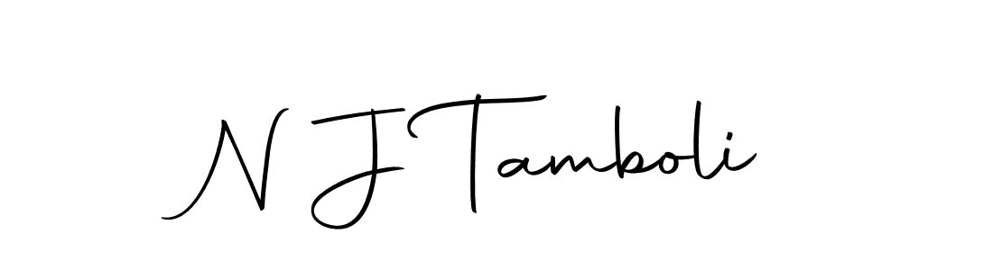 Use a signature maker to create a handwritten signature online. With this signature software, you can design (Autography-DOLnW) your own signature for name N J Tamboli. N J Tamboli signature style 10 images and pictures png