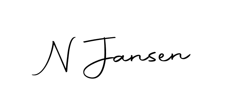 Use a signature maker to create a handwritten signature online. With this signature software, you can design (Autography-DOLnW) your own signature for name N Jansen. N Jansen signature style 10 images and pictures png