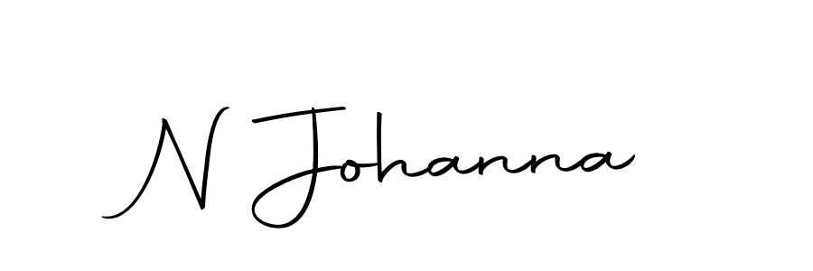 You should practise on your own different ways (Autography-DOLnW) to write your name (N Johanna) in signature. don't let someone else do it for you. N Johanna signature style 10 images and pictures png