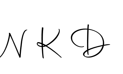 The best way (Autography-DOLnW) to make a short signature is to pick only two or three words in your name. The name N K D include a total of six letters. For converting this name. N K D signature style 10 images and pictures png