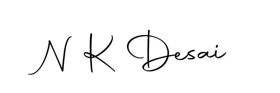 Make a beautiful signature design for name N K Desai. Use this online signature maker to create a handwritten signature for free. N K Desai signature style 10 images and pictures png