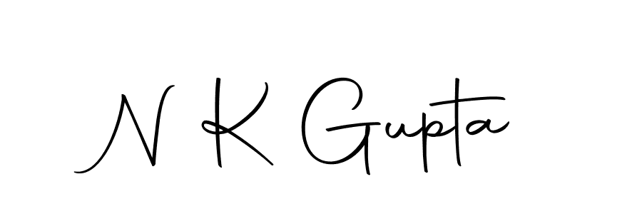 The best way (Autography-DOLnW) to make a short signature is to pick only two or three words in your name. The name N K Gupta include a total of six letters. For converting this name. N K Gupta signature style 10 images and pictures png