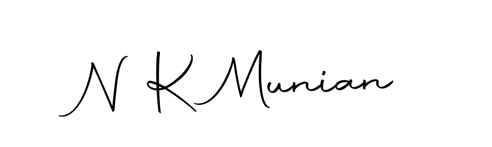 Use a signature maker to create a handwritten signature online. With this signature software, you can design (Autography-DOLnW) your own signature for name N K Munian. N K Munian signature style 10 images and pictures png