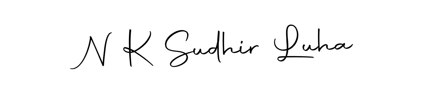 if you are searching for the best signature style for your name N K Sudhir Luha. so please give up your signature search. here we have designed multiple signature styles  using Autography-DOLnW. N K Sudhir Luha signature style 10 images and pictures png