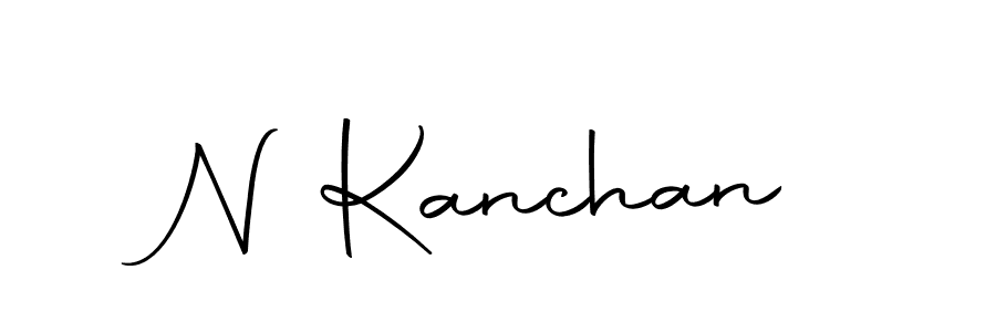 Design your own signature with our free online signature maker. With this signature software, you can create a handwritten (Autography-DOLnW) signature for name N Kanchan. N Kanchan signature style 10 images and pictures png