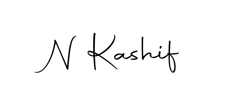 Make a beautiful signature design for name N Kashif. With this signature (Autography-DOLnW) style, you can create a handwritten signature for free. N Kashif signature style 10 images and pictures png
