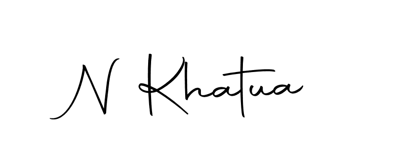 How to make N Khatua signature? Autography-DOLnW is a professional autograph style. Create handwritten signature for N Khatua name. N Khatua signature style 10 images and pictures png