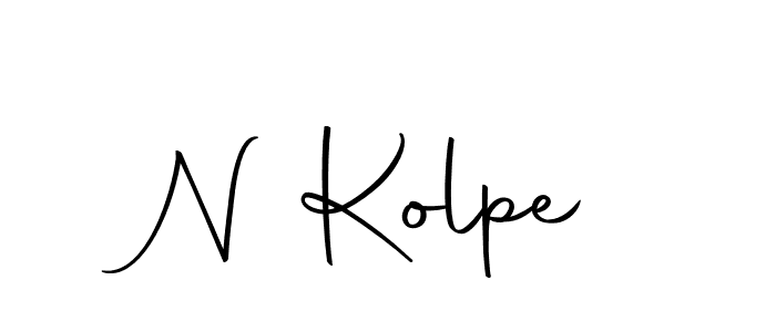 Use a signature maker to create a handwritten signature online. With this signature software, you can design (Autography-DOLnW) your own signature for name N Kolpe. N Kolpe signature style 10 images and pictures png