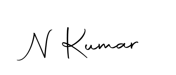 Make a beautiful signature design for name N Kumar. Use this online signature maker to create a handwritten signature for free. N Kumar signature style 10 images and pictures png