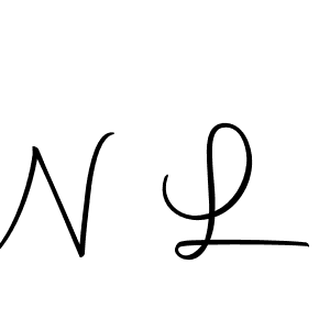Create a beautiful signature design for name N L. With this signature (Autography-DOLnW) fonts, you can make a handwritten signature for free. N L signature style 10 images and pictures png