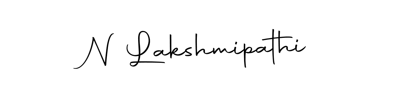 Use a signature maker to create a handwritten signature online. With this signature software, you can design (Autography-DOLnW) your own signature for name N Lakshmipathi. N Lakshmipathi signature style 10 images and pictures png