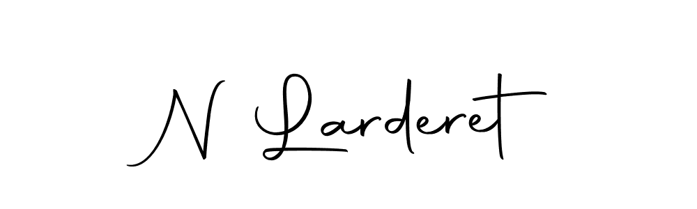 Make a beautiful signature design for name N Larderet. Use this online signature maker to create a handwritten signature for free. N Larderet signature style 10 images and pictures png