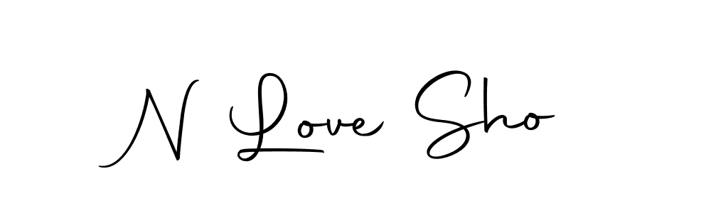 The best way (Autography-DOLnW) to make a short signature is to pick only two or three words in your name. The name N Love Sho include a total of six letters. For converting this name. N Love Sho signature style 10 images and pictures png