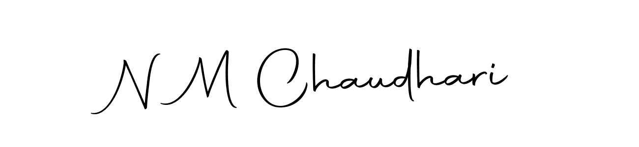 Autography-DOLnW is a professional signature style that is perfect for those who want to add a touch of class to their signature. It is also a great choice for those who want to make their signature more unique. Get N M Chaudhari name to fancy signature for free. N M Chaudhari signature style 10 images and pictures png