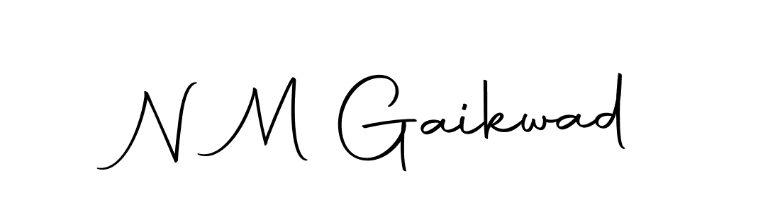 Similarly Autography-DOLnW is the best handwritten signature design. Signature creator online .You can use it as an online autograph creator for name N M Gaikwad. N M Gaikwad signature style 10 images and pictures png