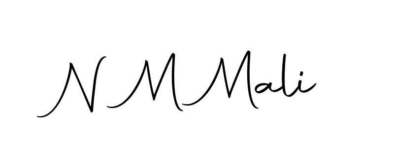 Here are the top 10 professional signature styles for the name N M Mali. These are the best autograph styles you can use for your name. N M Mali signature style 10 images and pictures png