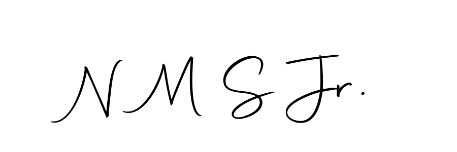 This is the best signature style for the N M S Jr. name. Also you like these signature font (Autography-DOLnW). Mix name signature. N M S Jr. signature style 10 images and pictures png