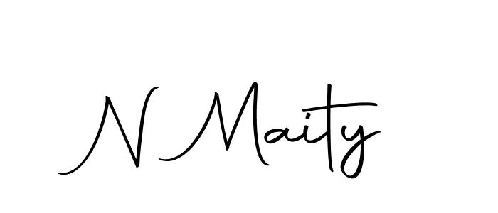 Make a beautiful signature design for name N Maity. With this signature (Autography-DOLnW) style, you can create a handwritten signature for free. N Maity signature style 10 images and pictures png