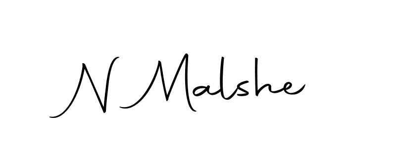 Use a signature maker to create a handwritten signature online. With this signature software, you can design (Autography-DOLnW) your own signature for name N Malshe. N Malshe signature style 10 images and pictures png