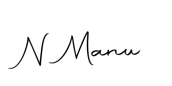 The best way (Autography-DOLnW) to make a short signature is to pick only two or three words in your name. The name N Manu include a total of six letters. For converting this name. N Manu signature style 10 images and pictures png