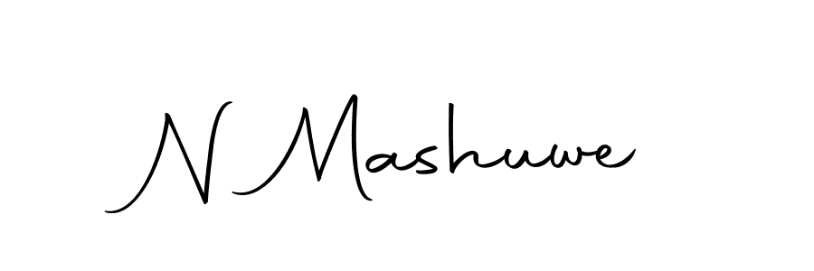 if you are searching for the best signature style for your name N Mashuwe. so please give up your signature search. here we have designed multiple signature styles  using Autography-DOLnW. N Mashuwe signature style 10 images and pictures png