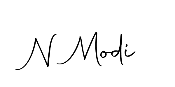 Design your own signature with our free online signature maker. With this signature software, you can create a handwritten (Autography-DOLnW) signature for name N Modi. N Modi signature style 10 images and pictures png