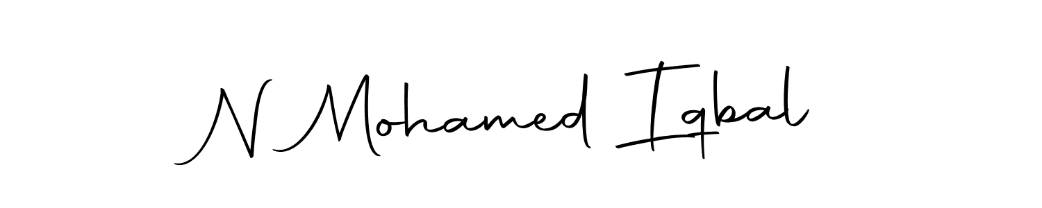 Make a beautiful signature design for name N Mohamed Iqbal. Use this online signature maker to create a handwritten signature for free. N Mohamed Iqbal signature style 10 images and pictures png