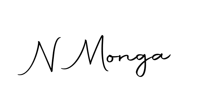 You should practise on your own different ways (Autography-DOLnW) to write your name (N Monga) in signature. don't let someone else do it for you. N Monga signature style 10 images and pictures png