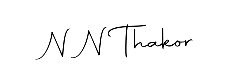 Also we have N N Thakor name is the best signature style. Create professional handwritten signature collection using Autography-DOLnW autograph style. N N Thakor signature style 10 images and pictures png