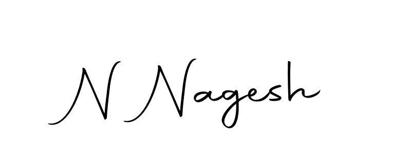 Also we have N Nagesh name is the best signature style. Create professional handwritten signature collection using Autography-DOLnW autograph style. N Nagesh signature style 10 images and pictures png